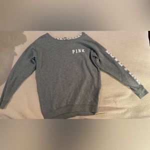 Pink lightweight sweatshirt